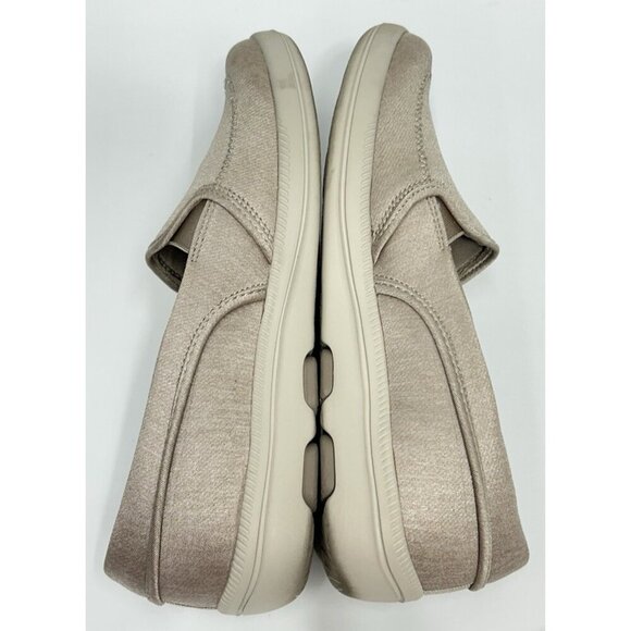 Skechers Goga Mat Go Bliss Walking Women’s Sneaker Size 8 Beige Walking Slip Ins - Picture 6 of 10